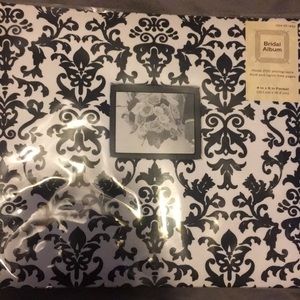 Black and white “bridal” photo album